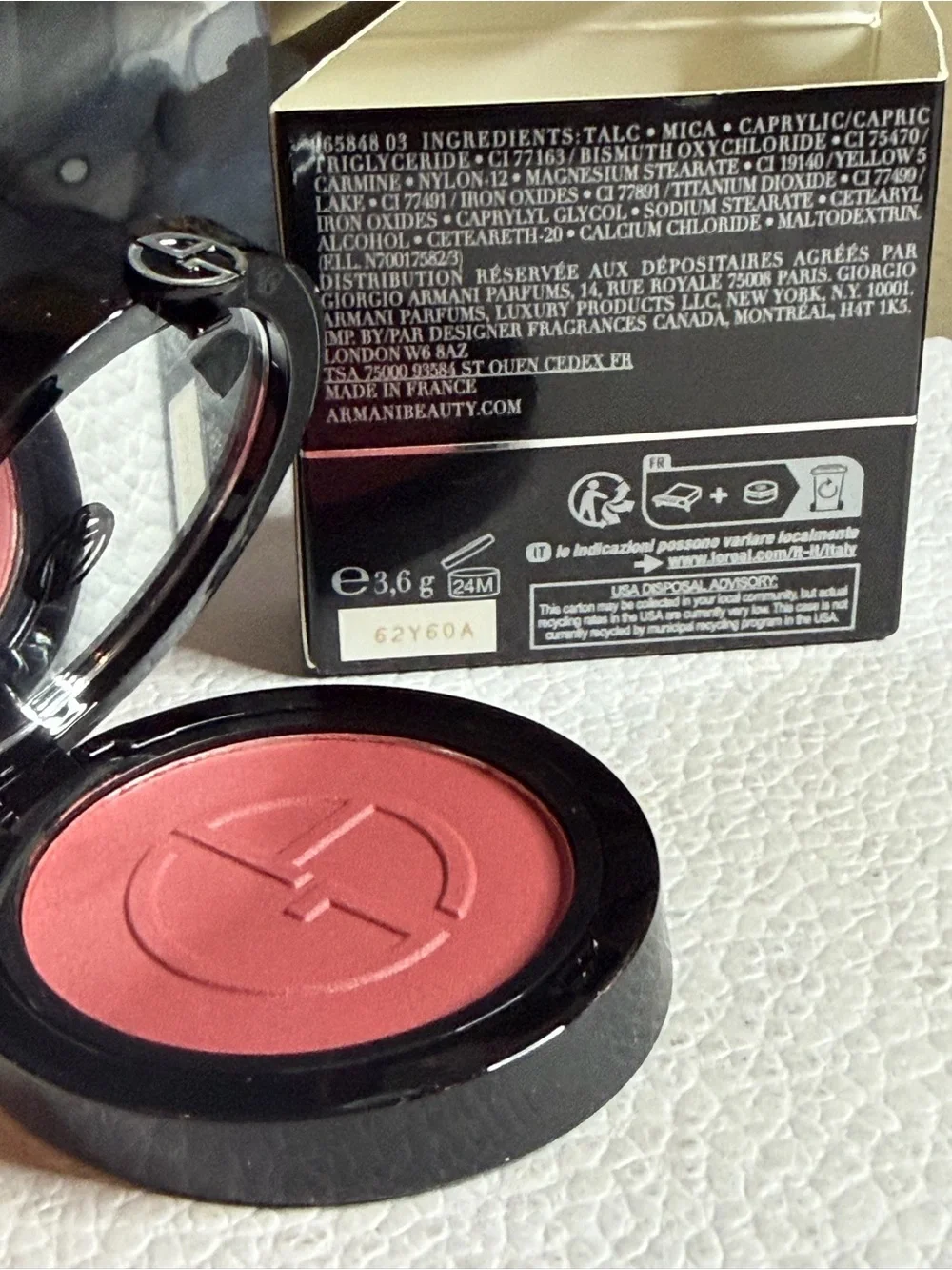 Giorgio Armani sheer luminous
